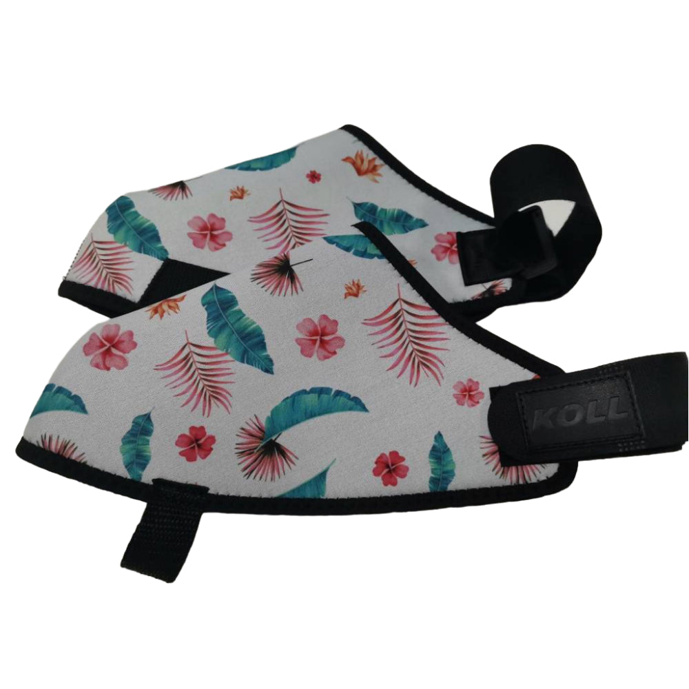 Ski boot cover WarmBoots - 2021 Edition - Flowers - 2 colours available
